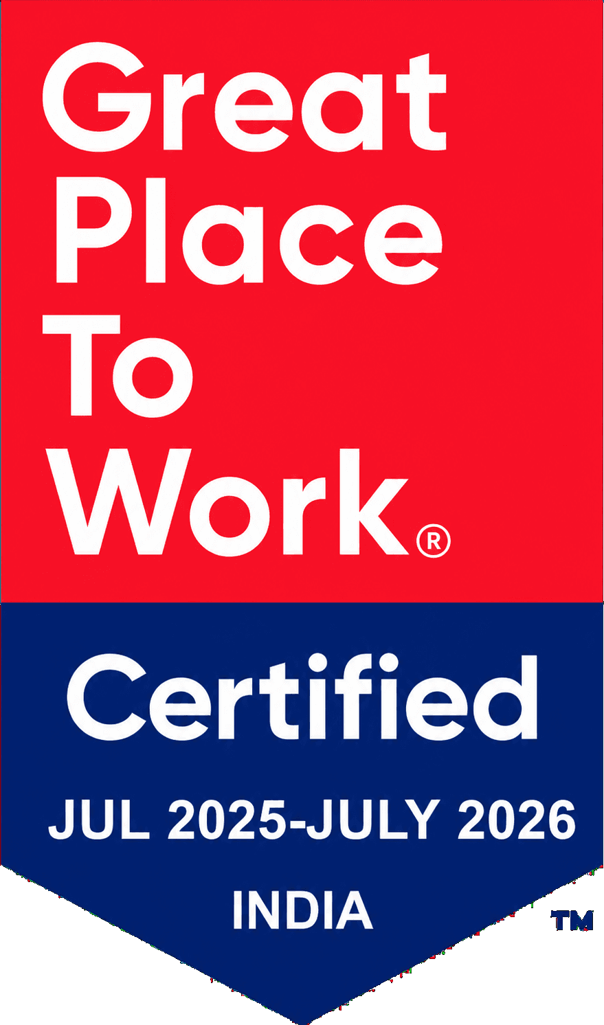 Great Place To Work Certified, July 2025 to July 2026, India
